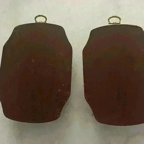 Set of 2 vintage 1970’s Hummel wooden  wall plaques. - Picture 4 of 8